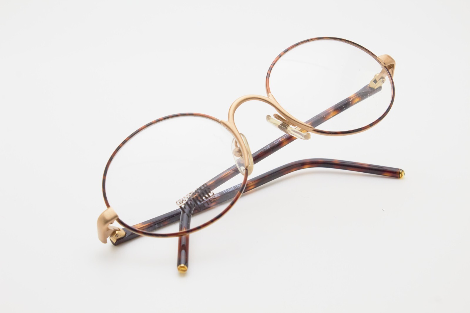 Vintage GIANFRANCO FERRE Slim Metal Oval Eyeglasses 90s | Office Siren Old Money