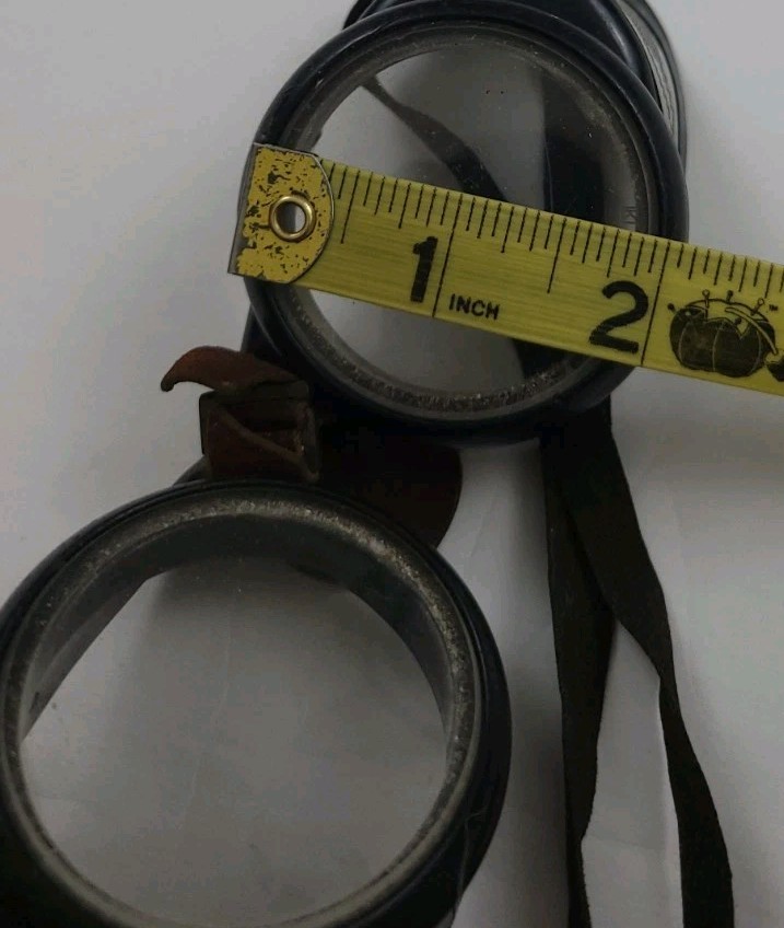 Antique Vintage Rare Safety Goggles Side Shields USA Service Station Utility