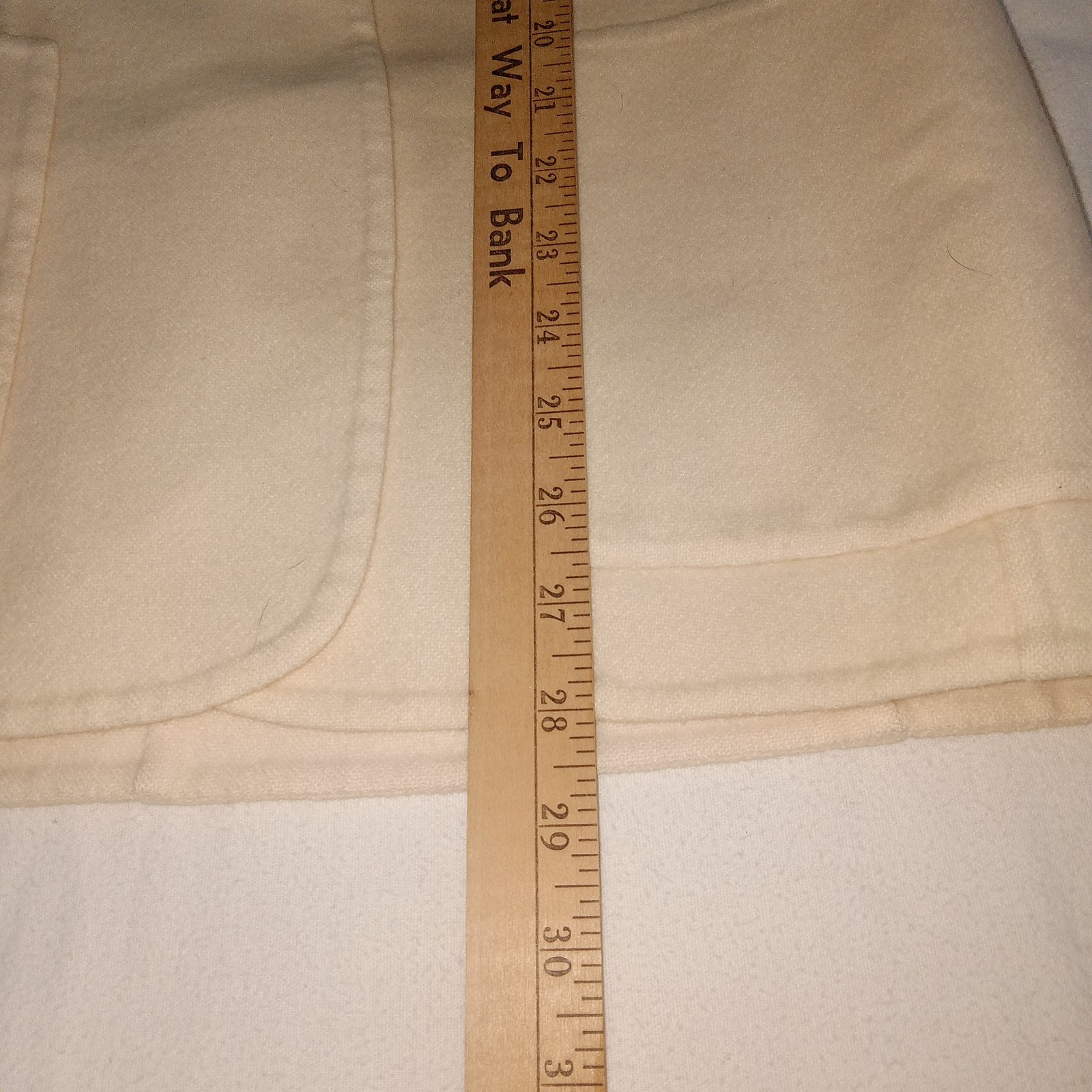 VTG Salvatore Ferragamo 100% Wool Ecru Blazer Minimalist Business Quiet Lux Sz6