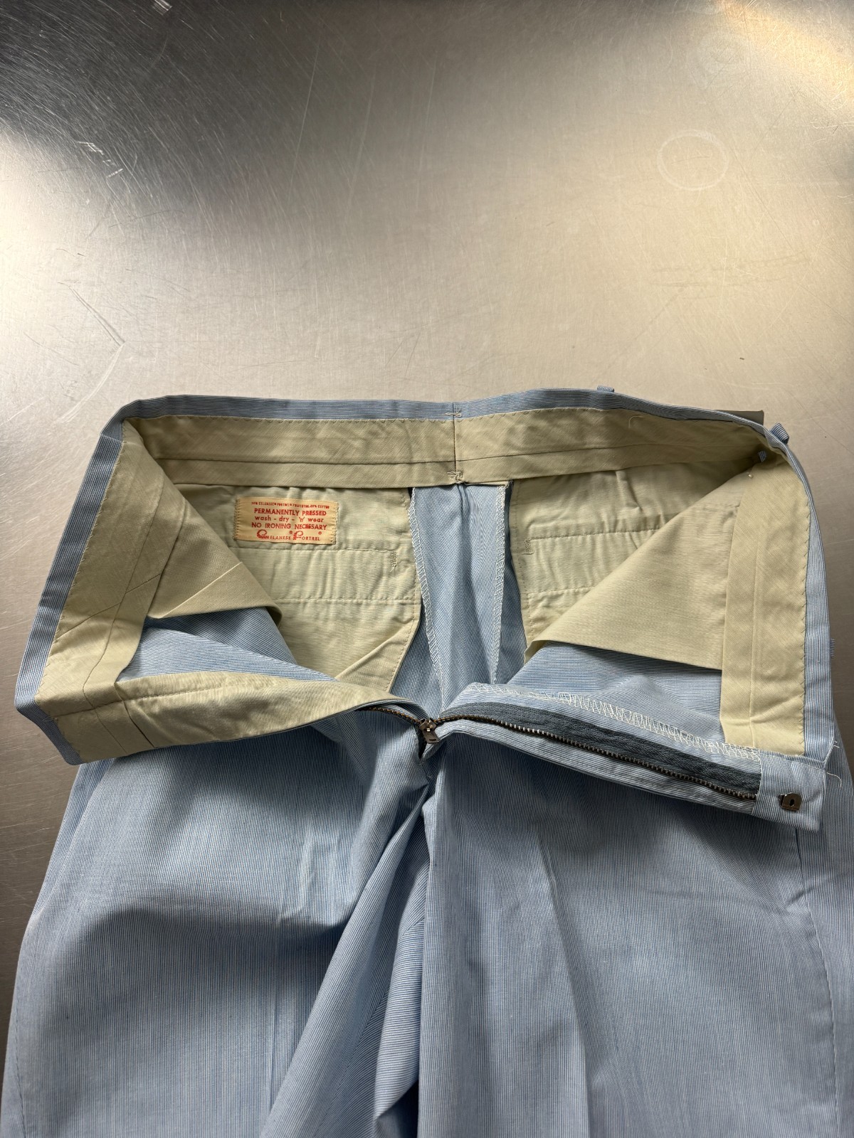 Vintage Pennys TownCraft Penn-Prest Deadstock Shorts Light Blue Tag W32