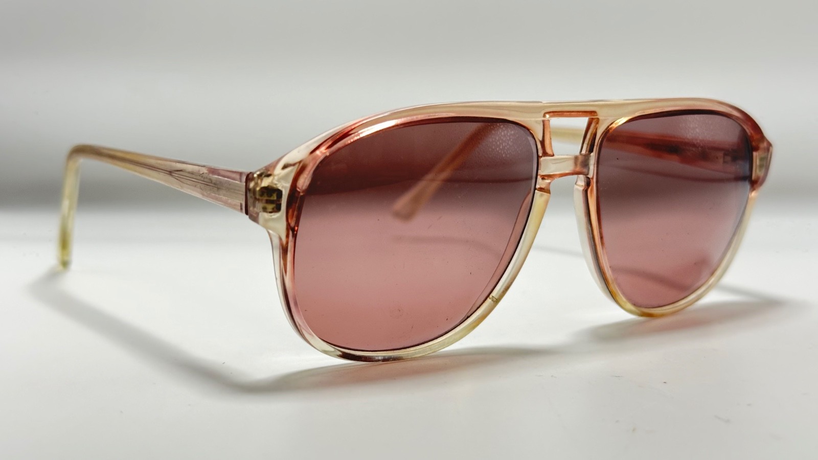 Vintage Walter Gray Translucent Pilot Sunglasses FRAMES ONLY
