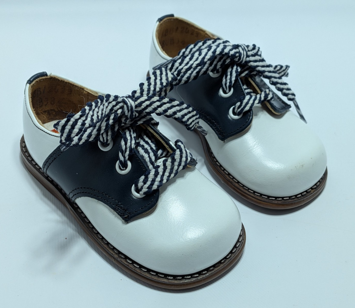 Vintage Buster Brown Baby Toddler Oxford Saddle Shoes Size 3 1/2