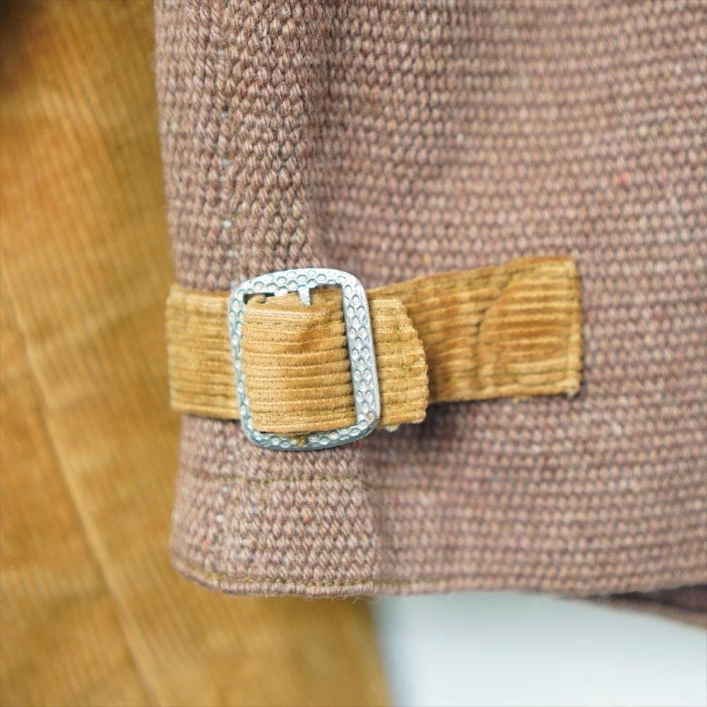 CHIMAYO Blanket Sports Jacket Beige Brown Women Vintage 1930-40’s Rare