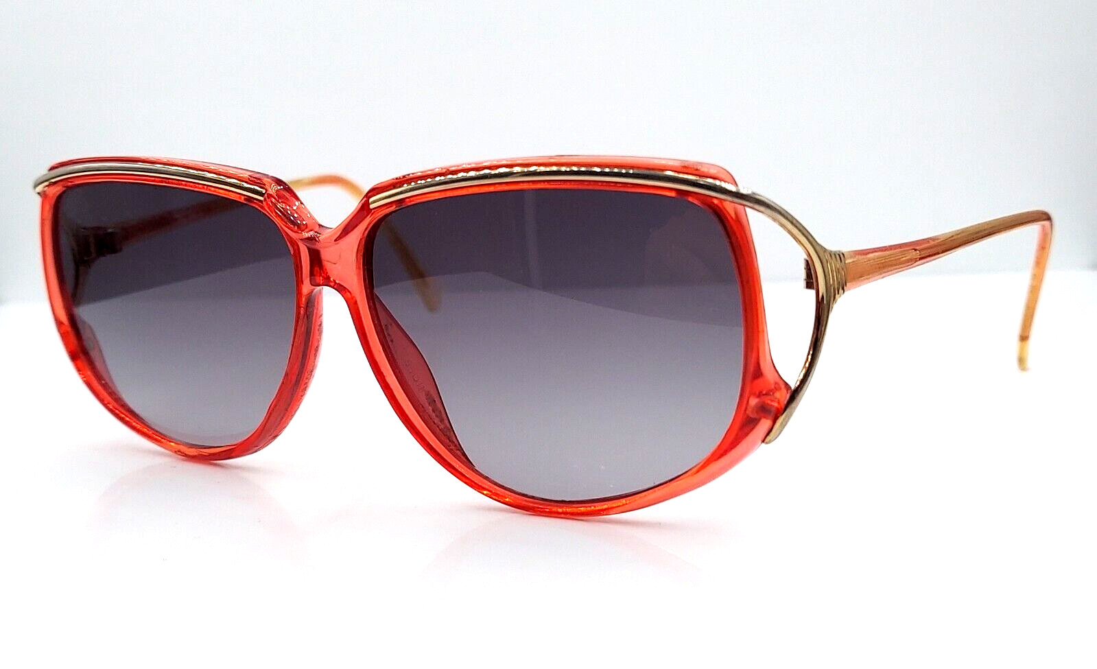 Vintage Tura 305 Red Gold Oval Sunglasses Japan W/NEW LENSES!