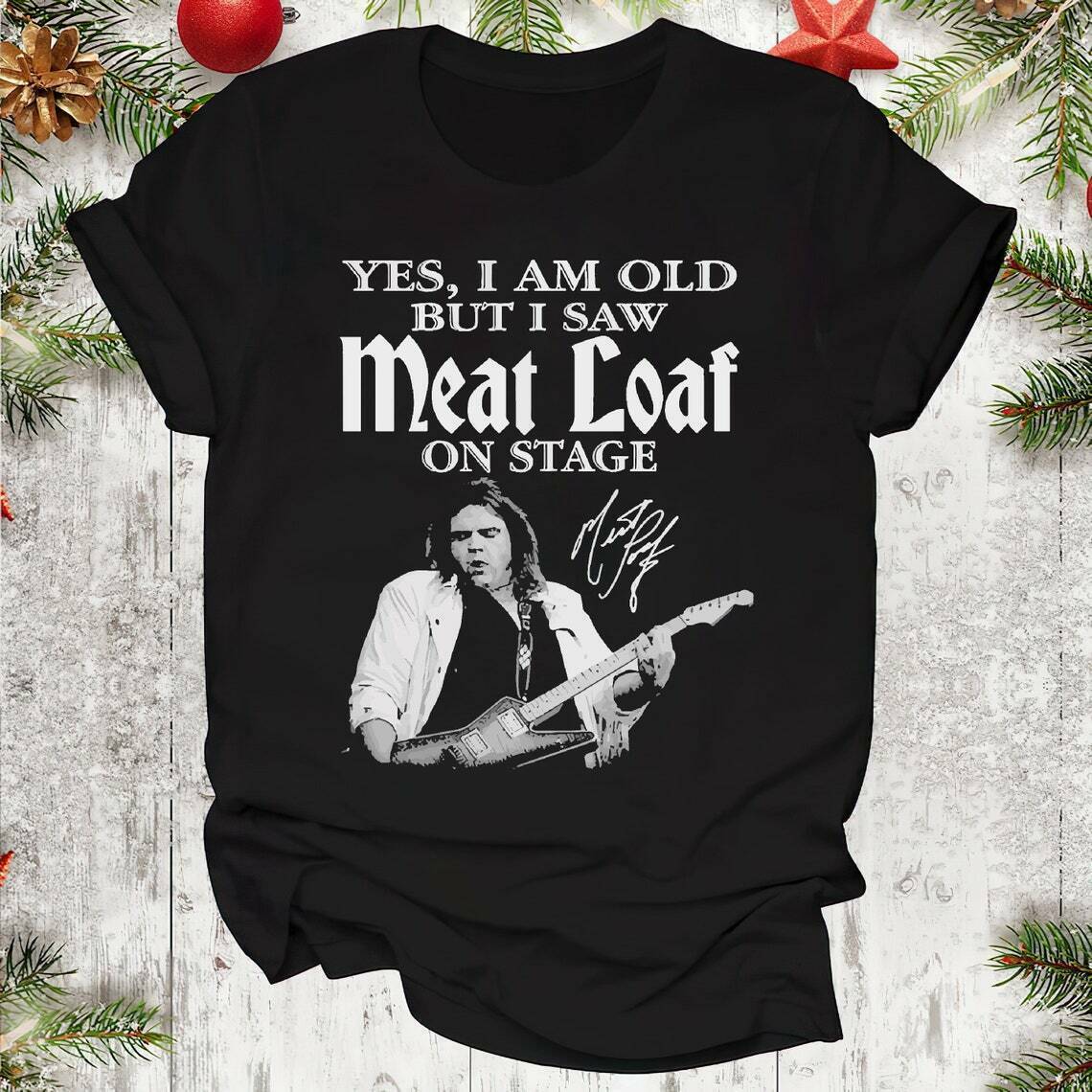 Singer Meat Loaf 1947 – 2022 Thank You Memories Black Men All size Shirt S1064