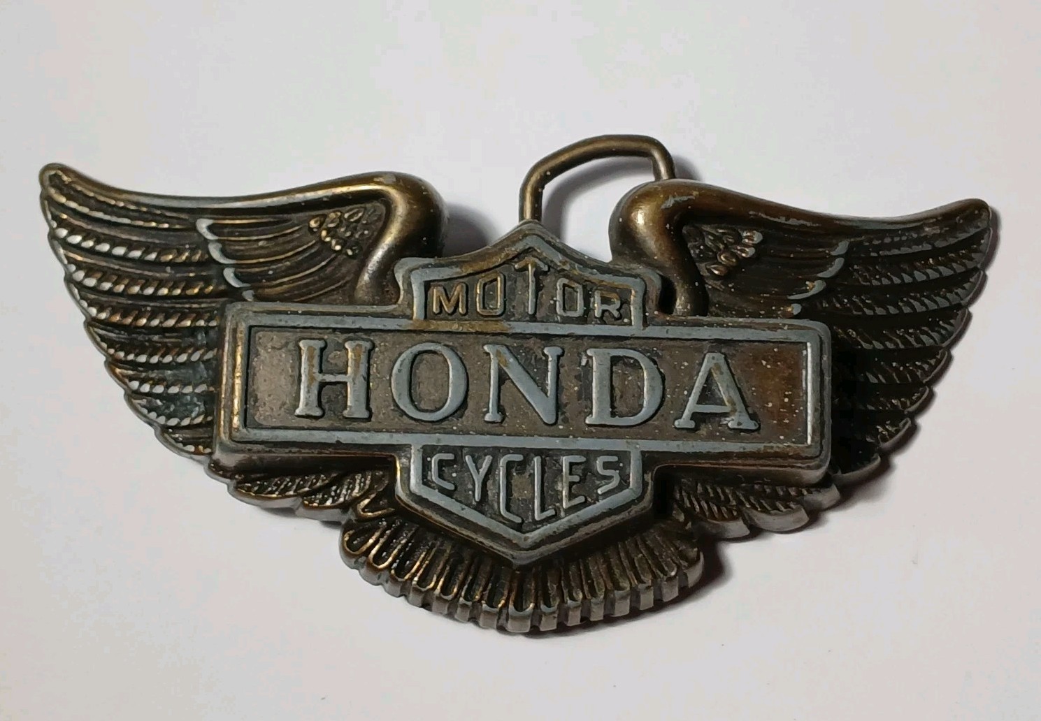 1970s Vintage Honda Motorcycle Belt Buckle Honda CB350 CL350 SL350 CB750 CB125