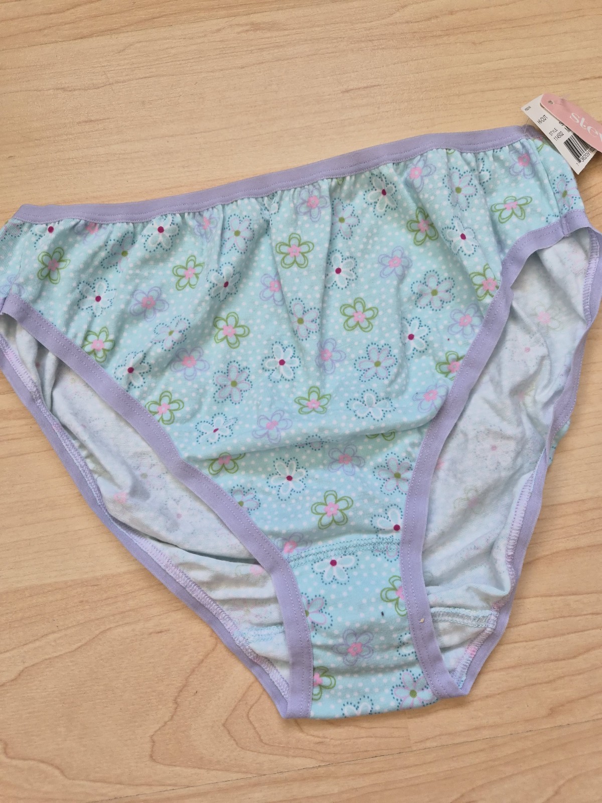Vintage 2007 y2k St Eve Women’s Hi Rise Cotton Brief Panties NWT Medium Floral