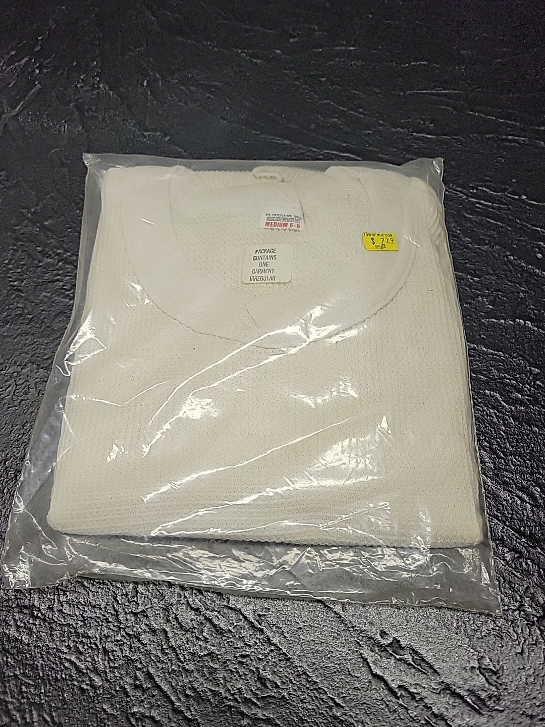 Vintage Deadstock Thermal Longsleeve Shirt Medium 6-8 IRREGULAR GARMENT