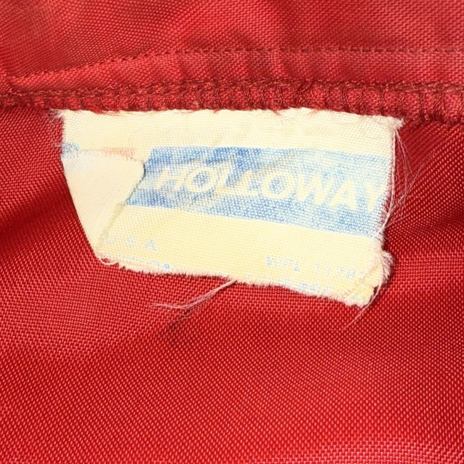 Holloway XL Windbreaker Jacket Mens Red Silver Spring Speedway Vintage Racing