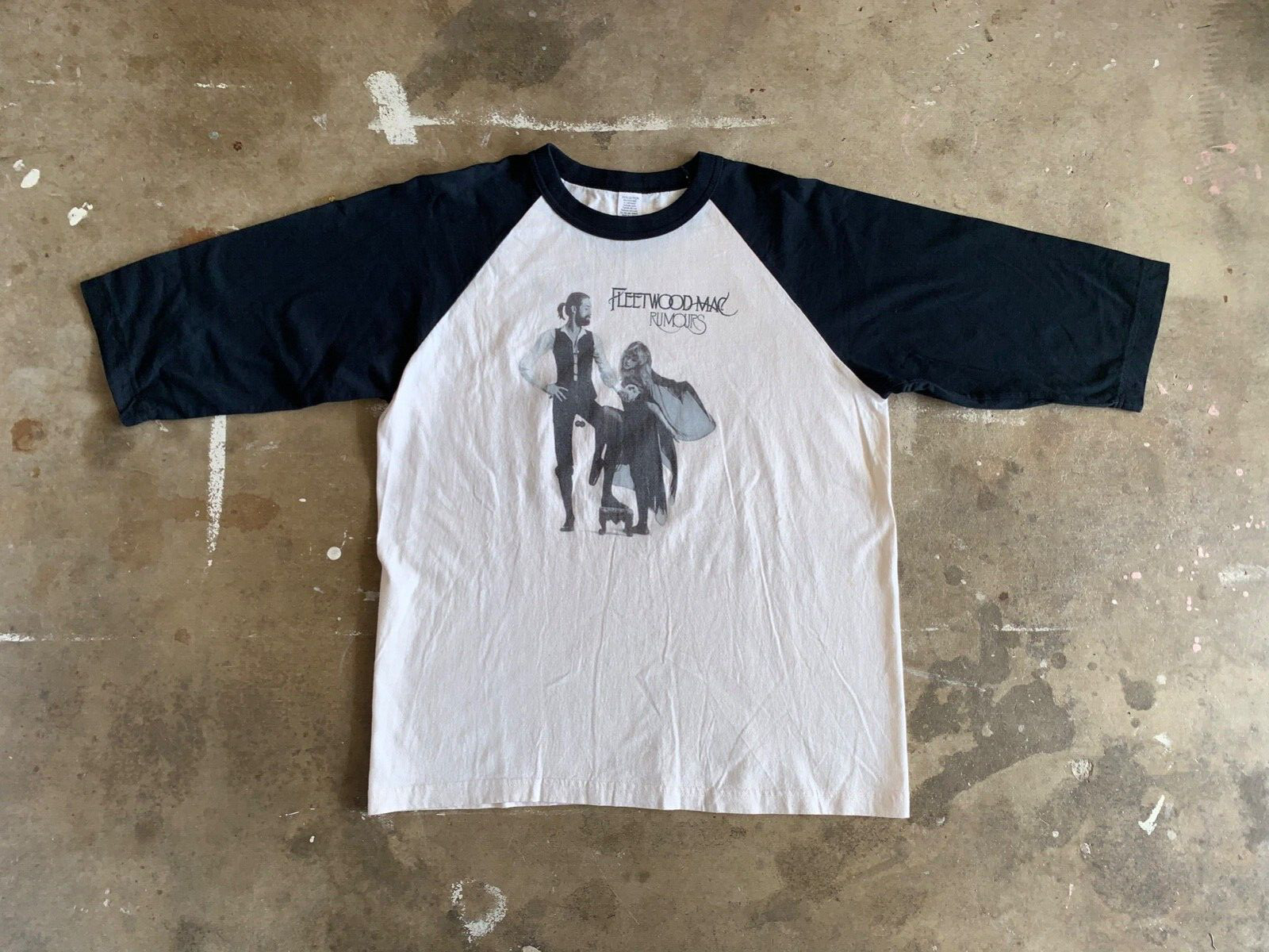 VINTAGE FLEETWOOD MAC RAGLAN T-SHIRT MEN SZ L
