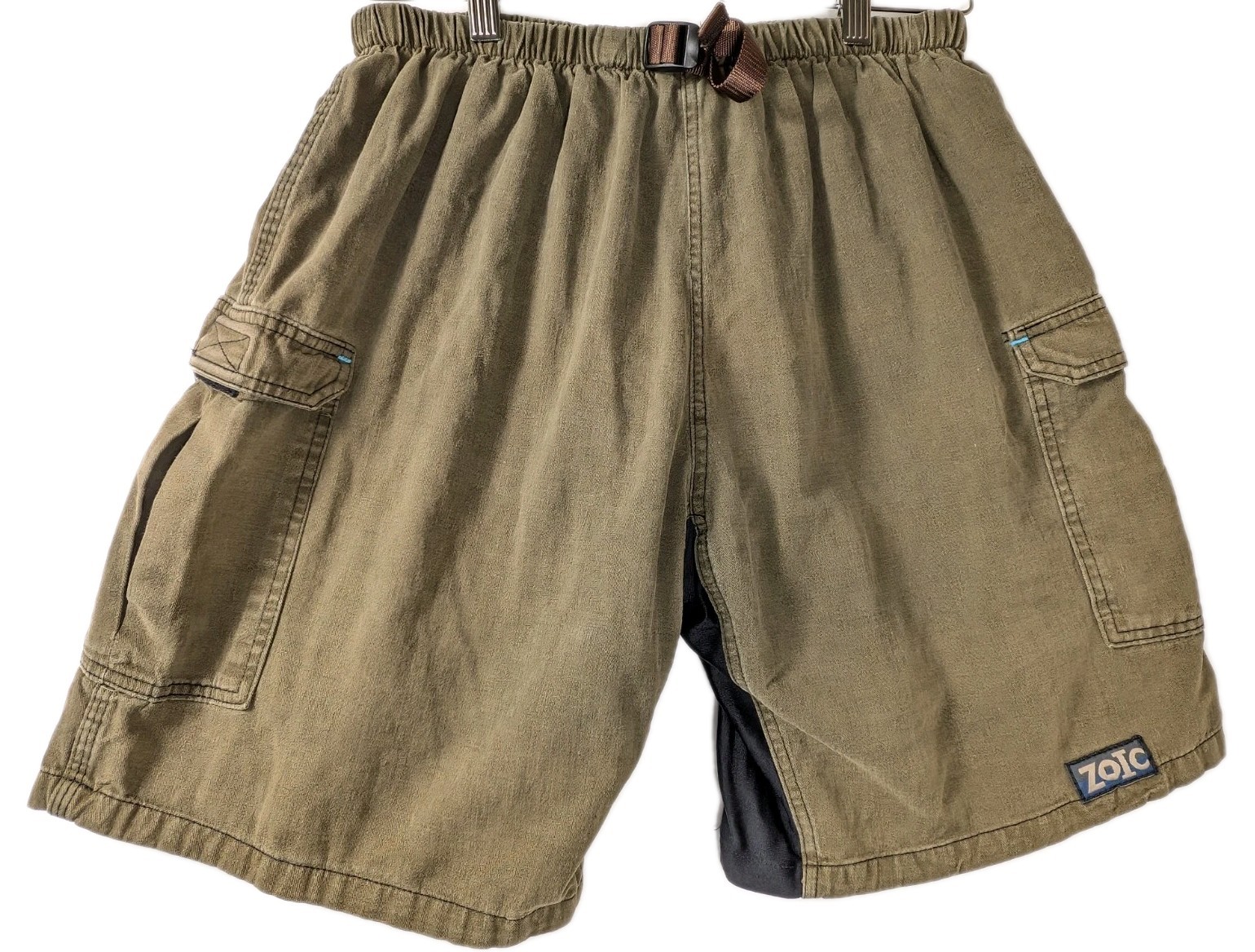 Vtg 90s Zoic Mountain Bike Shorts W/ Liner Made In USA Cargo Cycling MTB Mens M