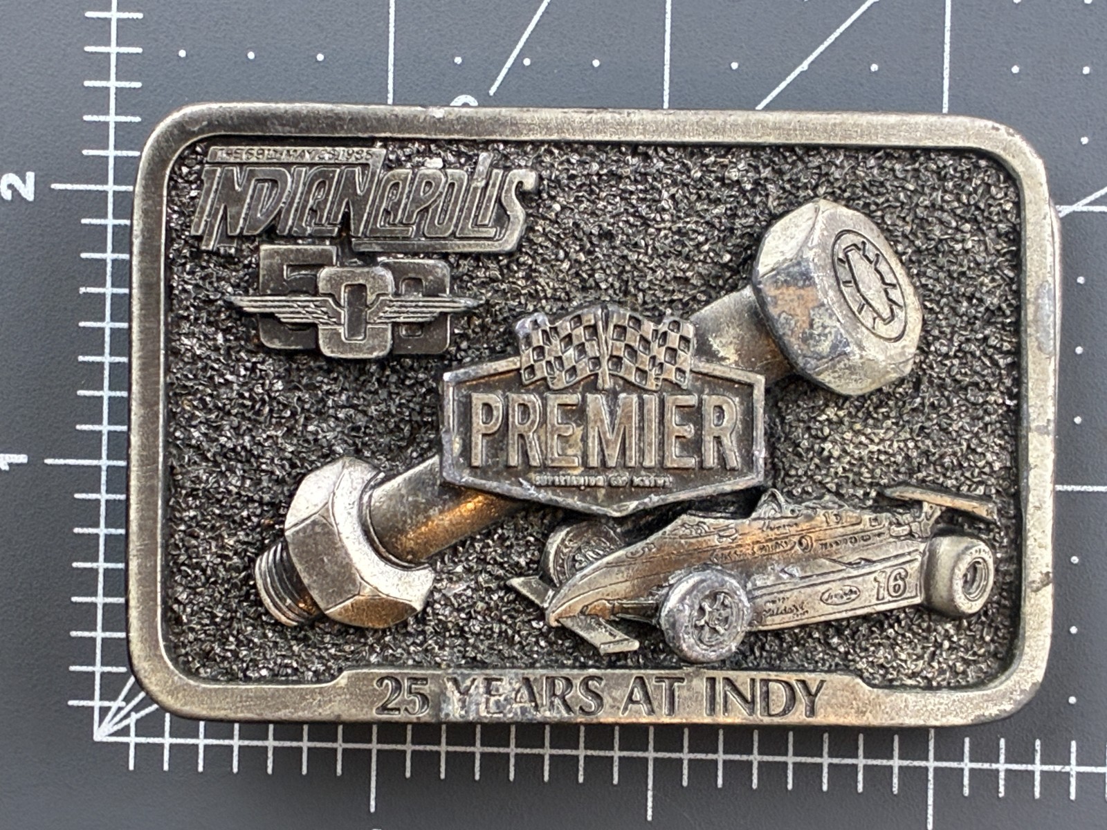 Indianapolis 500 Great America Buckle Company, Premier industrial Belt Buckle JH
