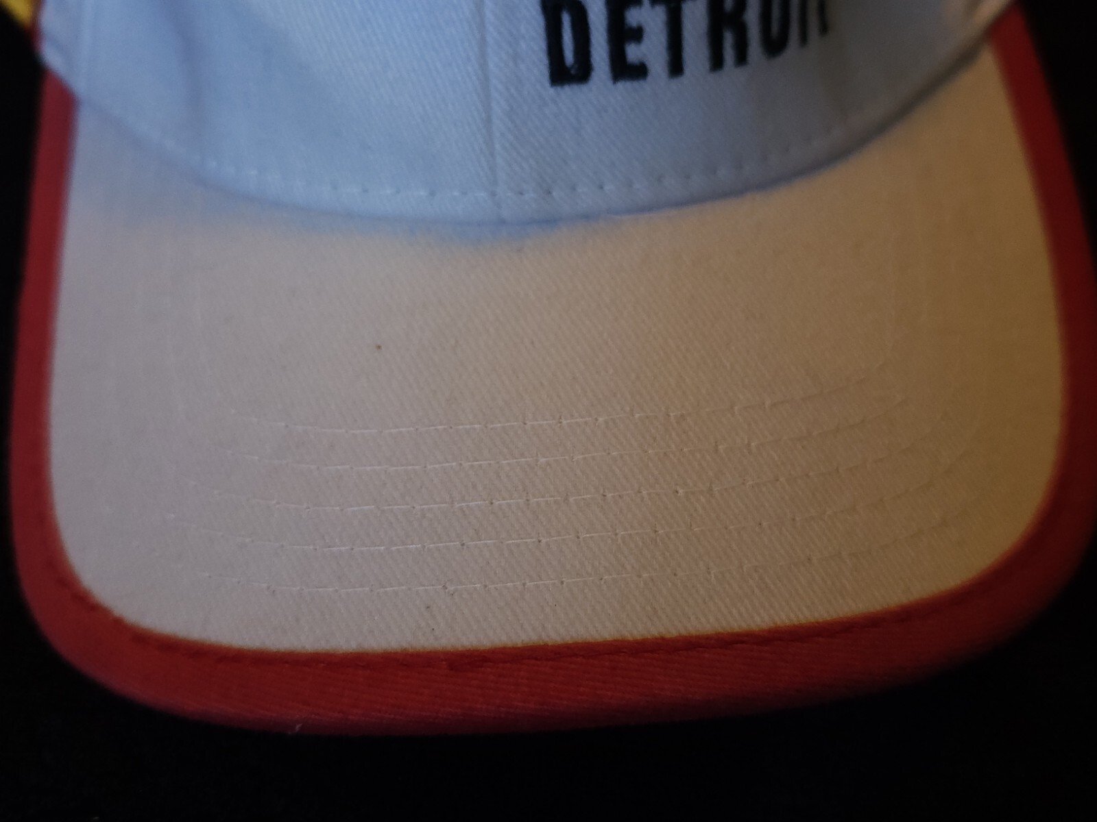 Eastside Detroit Custom Made Baseball Hat 🔥Flames🔥 White, Red, & Yellow