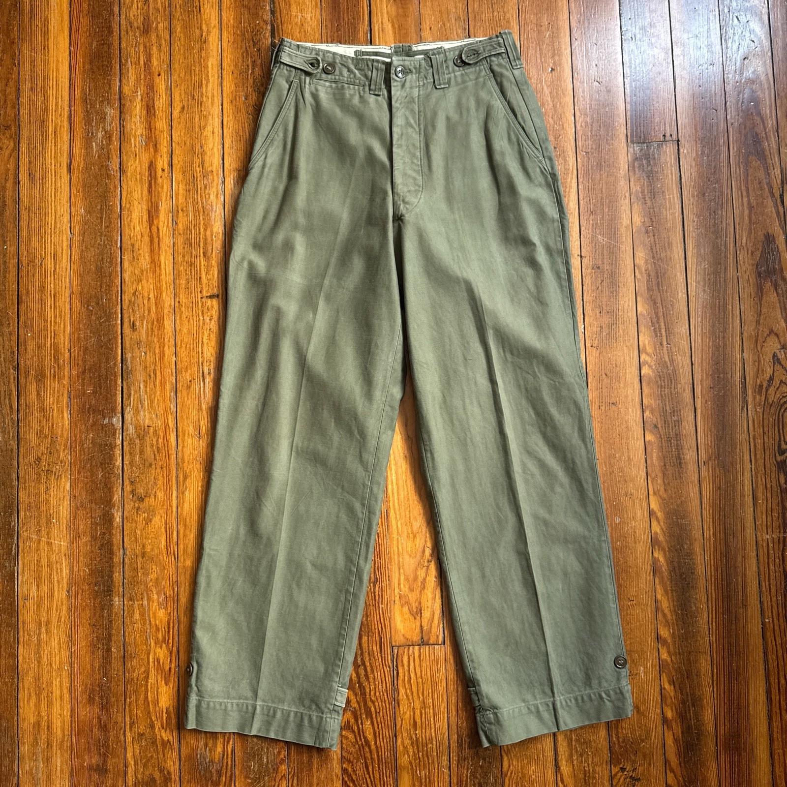 Vintage 1940’s US Military M-43 Pants Trousers Measured 30×31