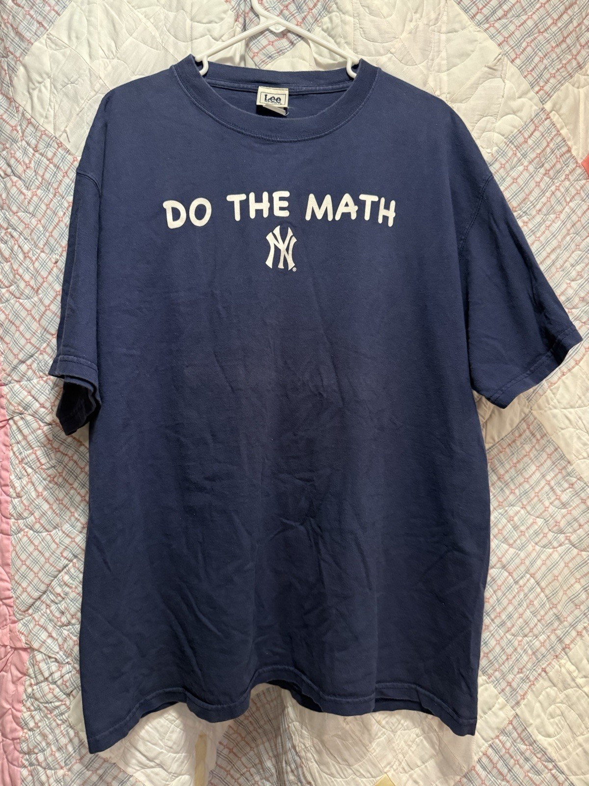 VTG Lee Sport vintage New York Yankees “Do the Math”shirt Men’s 2xx Made In 2005