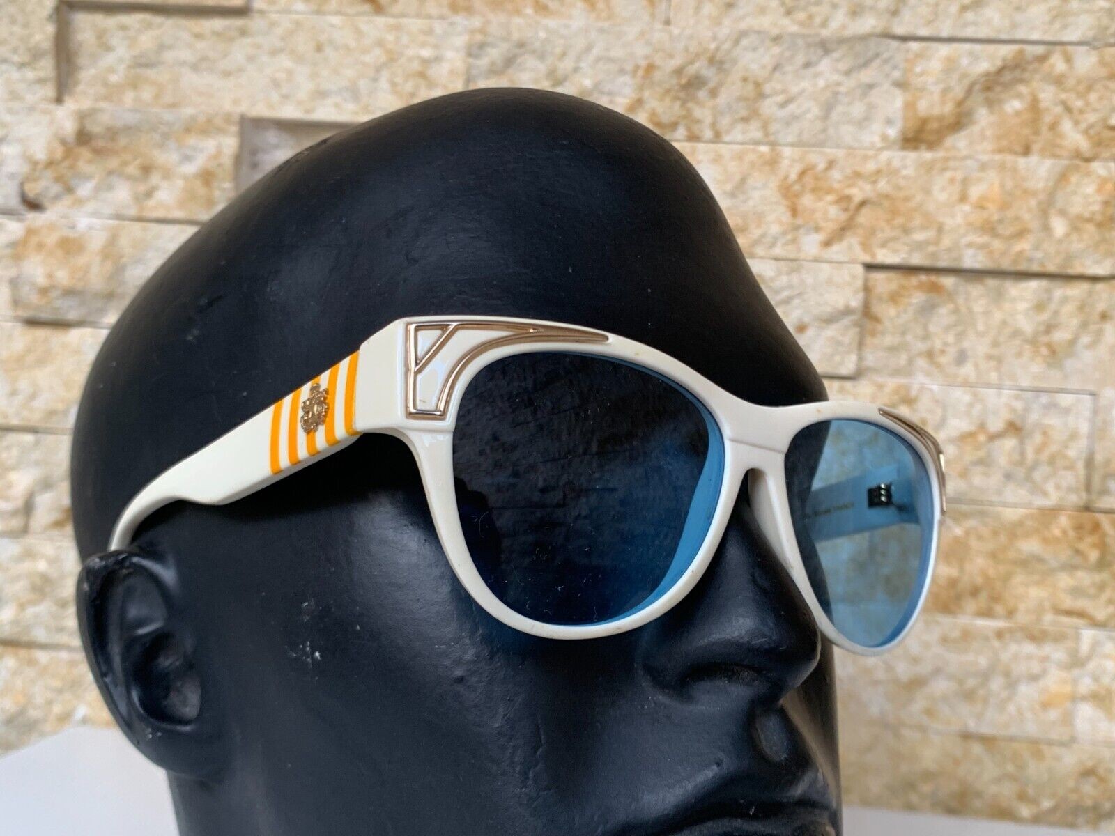 VINTAGE GIORGIO BEVERLY HILLS SUNGLASSES GS 601 SQUARED OVERSIZED UNUSED 1980’S
