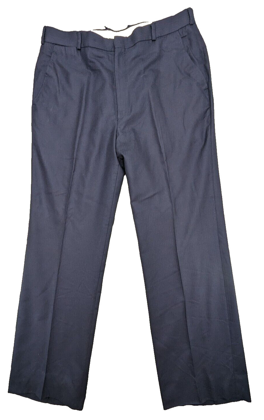 Vintage Giorgio Beverly Hills Pants 1980s Mens Blue 34W 31L Herringbone 34×31