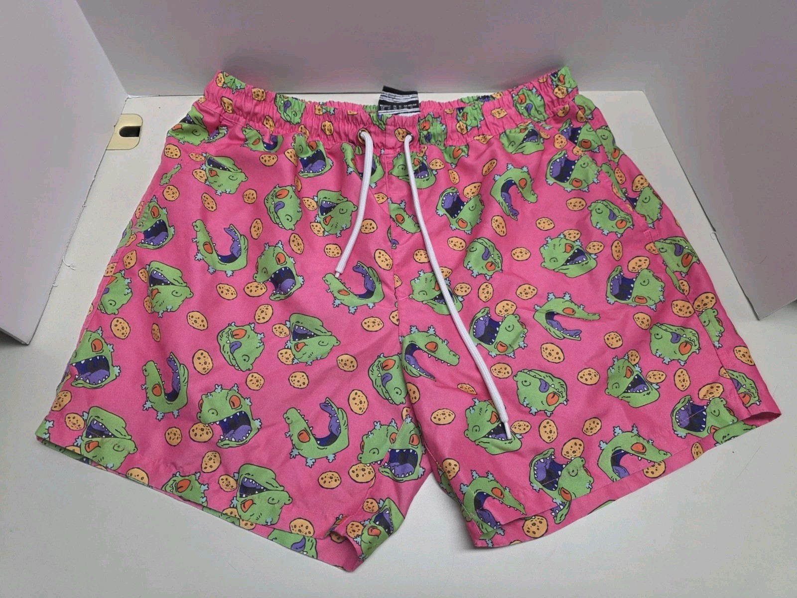 2018 Rugrats Viacom Nickelodeon Adult Swim Shorts Pink Size XL