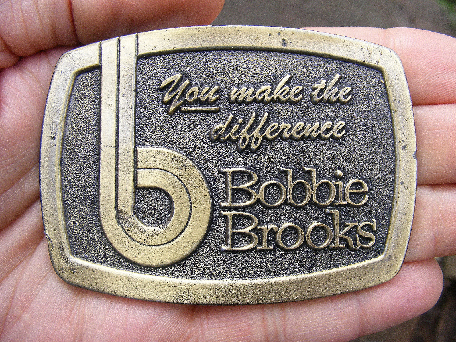 Vtg BOBBIE BROOKS Belt Buckle SHOES Mellencamp SONG Fashion 1970s Lewis RARE VG+