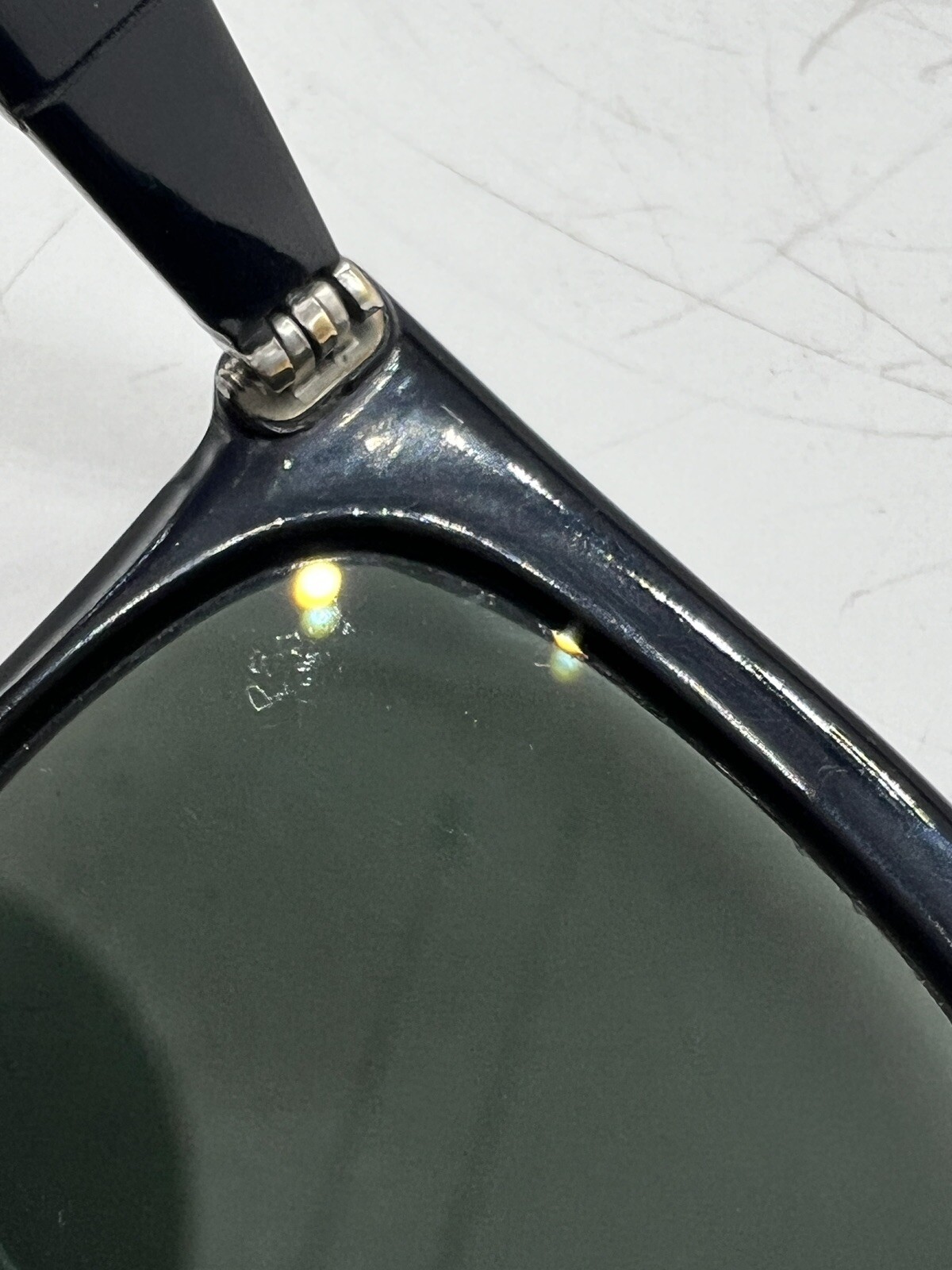 PERSOL RATTI Meflecto “6235” Vintage Sunglasses Man’s Frame Black Acetat