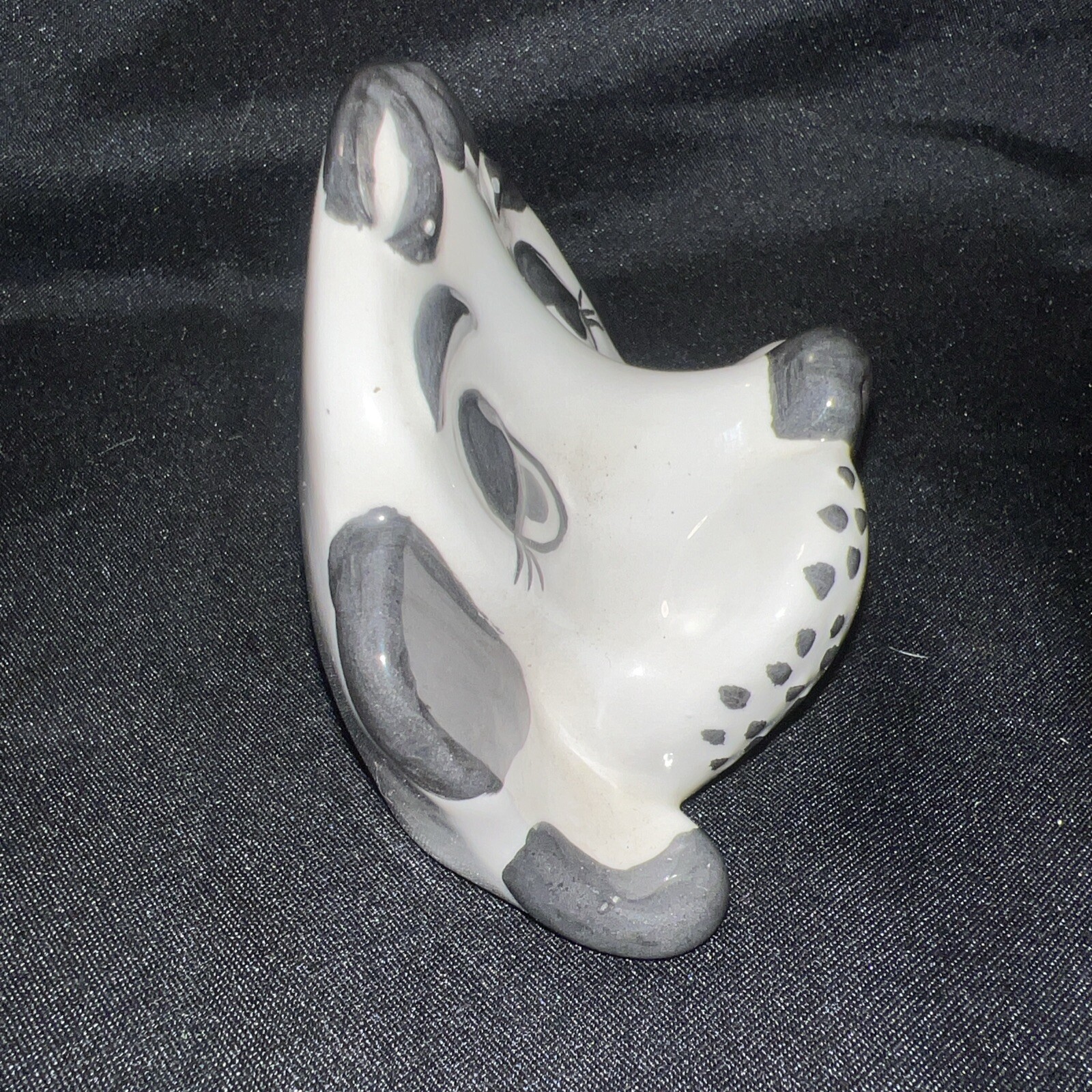 Vintage Arnel Ceramic Dog Face Eyeglasses Holder Stand Sleepy Eyes