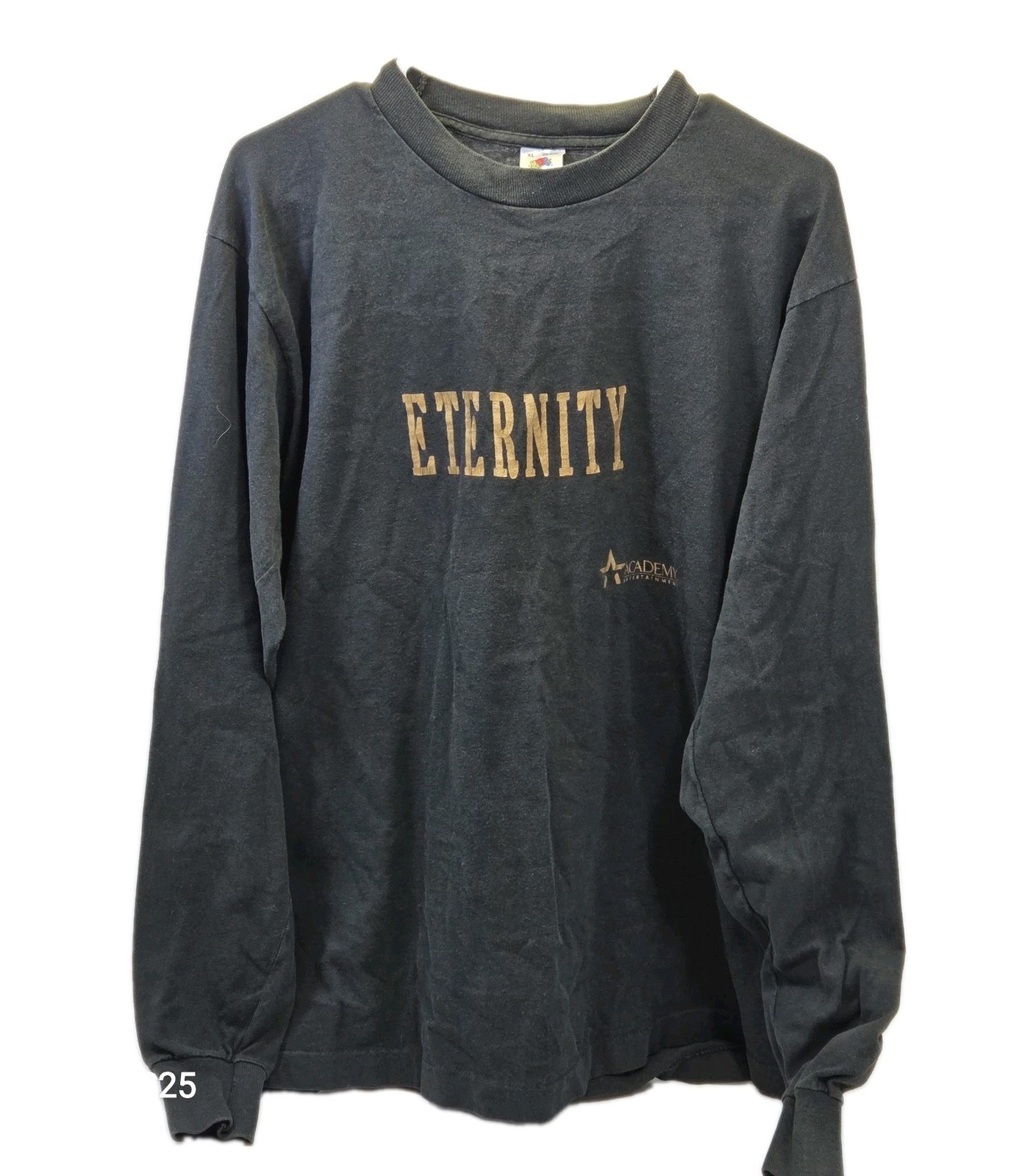 Vintage 1990 Eternity Movie Promo Shirt Jon Voight FOTL USA Grunge Thrashed Y2K