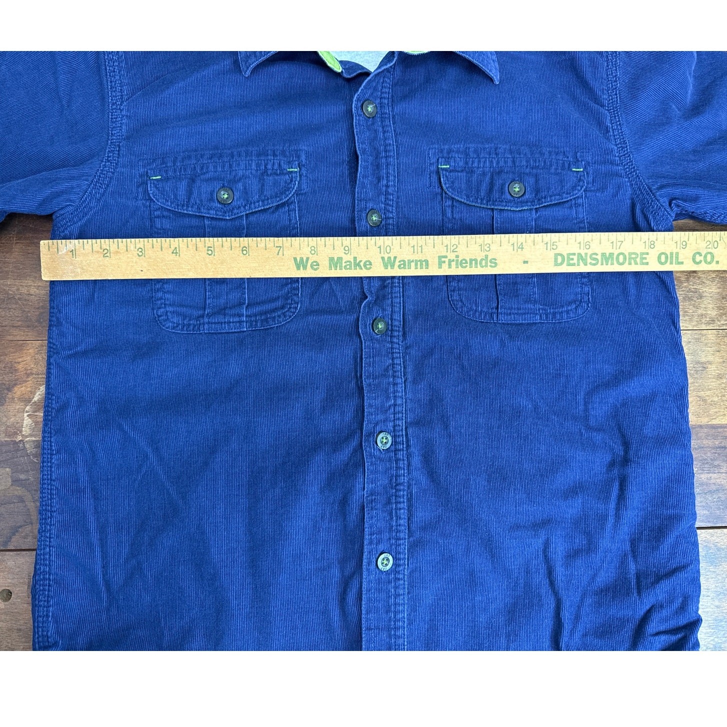 GAP Vintage Navy Blue Corduroy Lined Button-Up Shirt Shacket Boy’s Size 10