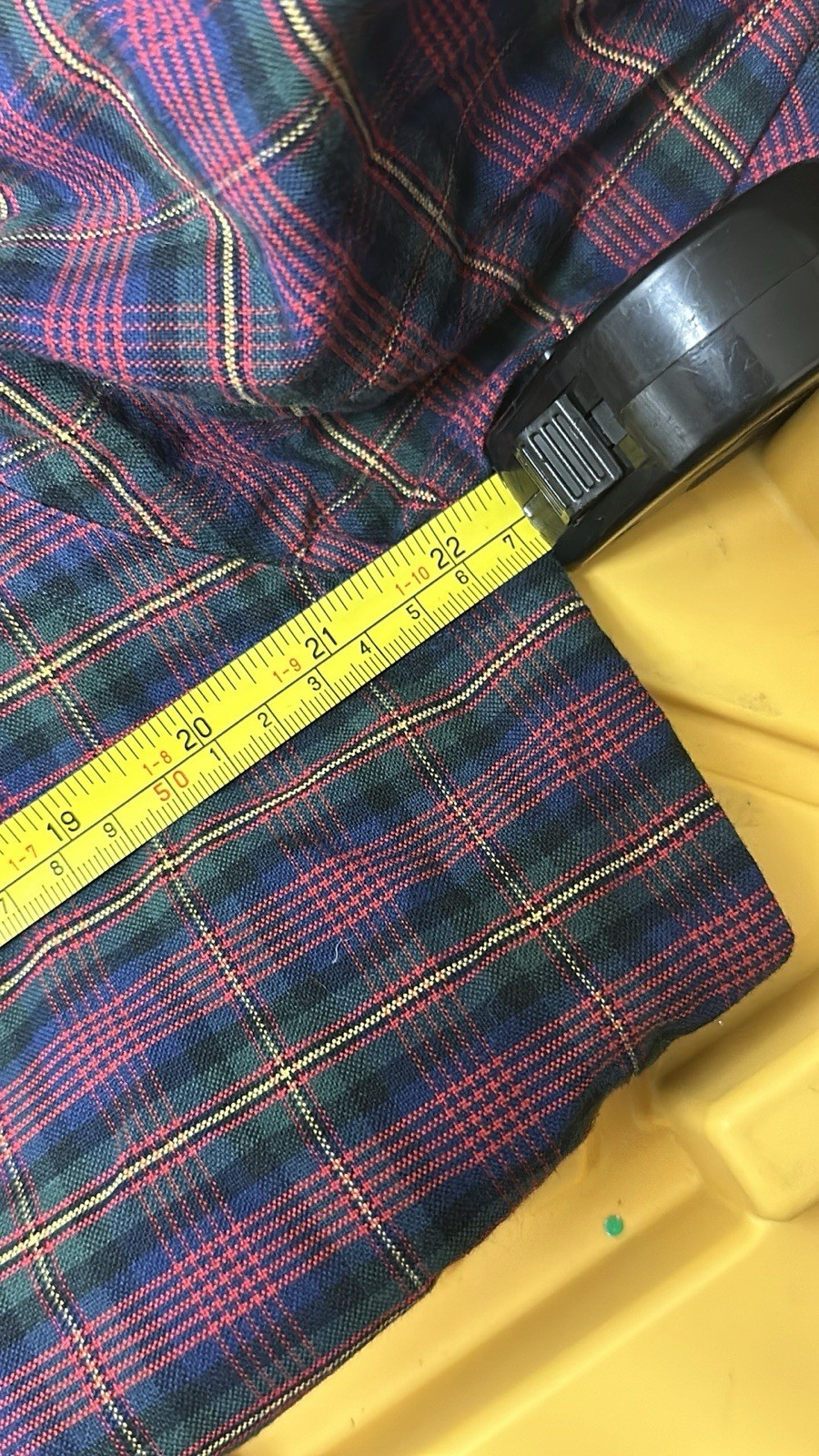 Vintage Ralph Lauren Mens Plaid Button Down Shirt Custom Fit NWOT SZ Large RETRO