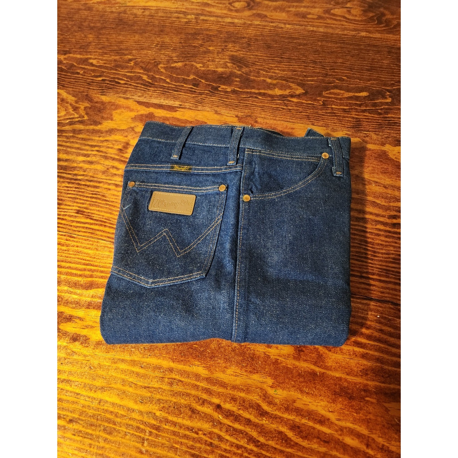 Wrangler Jeans Mens 30×34 Blue 936DEN Slim Fit Cowboy Cut Made in USA Vintage