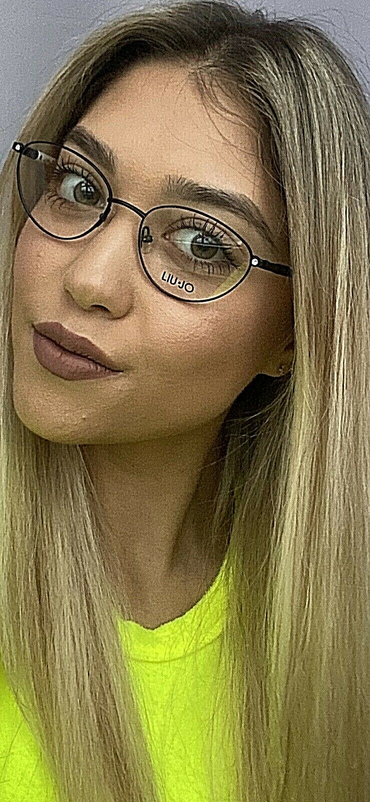 New LIU JO LJ 2103R 002 Cat Eye Black 51mm Women’s Eyeglasses Frame 51-17-135