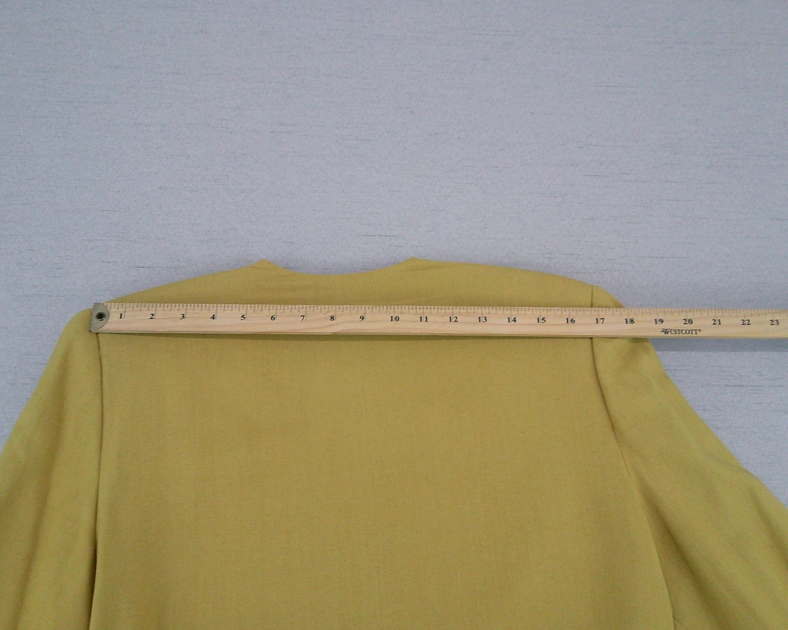 Dalia Vintage Cropped Blazer Womens Medium Mustard Yellow 80s Structured Retro