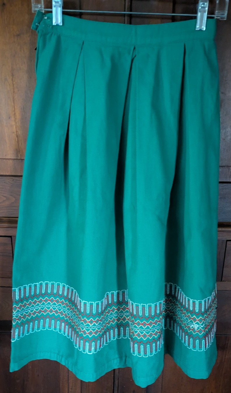 Vintage 1950’s Huck Weaving Skirt