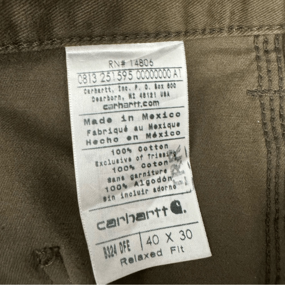 Carhartt relaxed fit jeans size 40/30