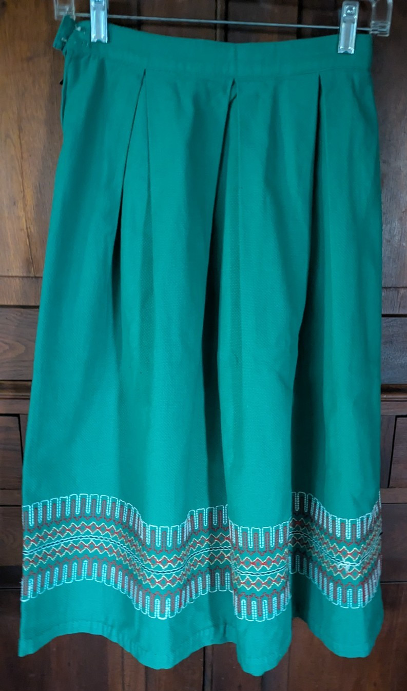Vintage 1950’s Huck Weaving Skirt