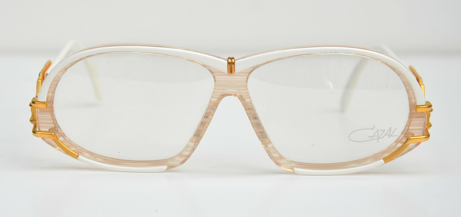 Cazal Vintage Eyeglasses – NOS – Model 319 – Col. 288 – Gold & White