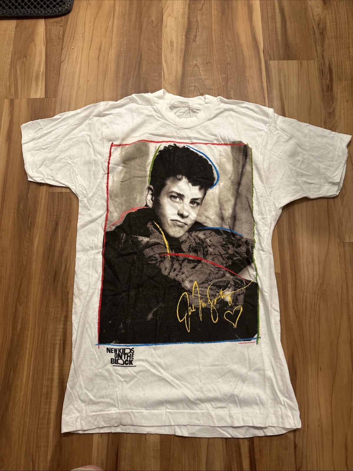 Vintage 1989 NKOTB New Kids On The Block Joey Mcintyre T-Shirt