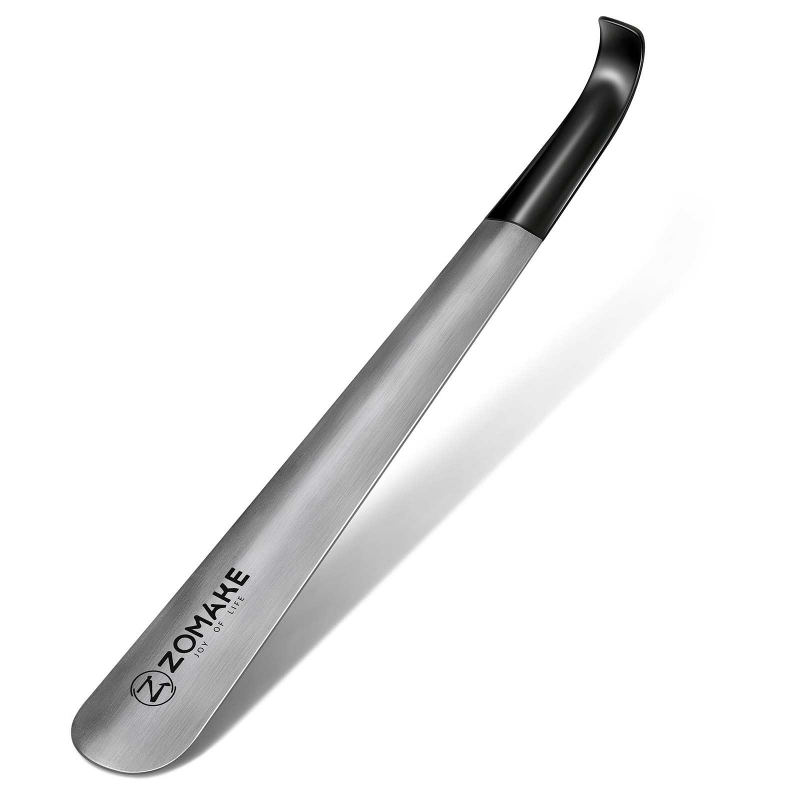 16.5 inch Long Handle Stainless Steel Shoe Horn for Seniors Men Boots Spoon