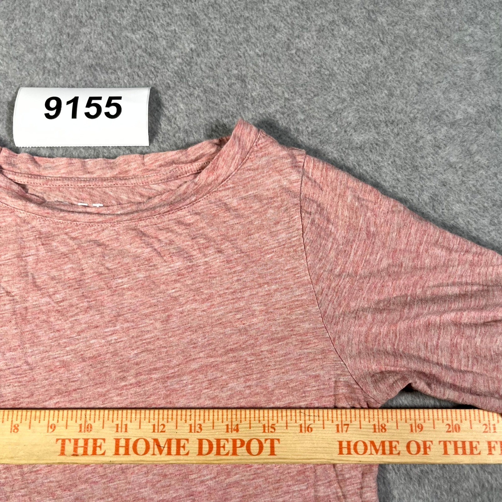 LOFT Vintage Soft Blouse Top Womens Small Peach Cotton Round Neck Streetwear