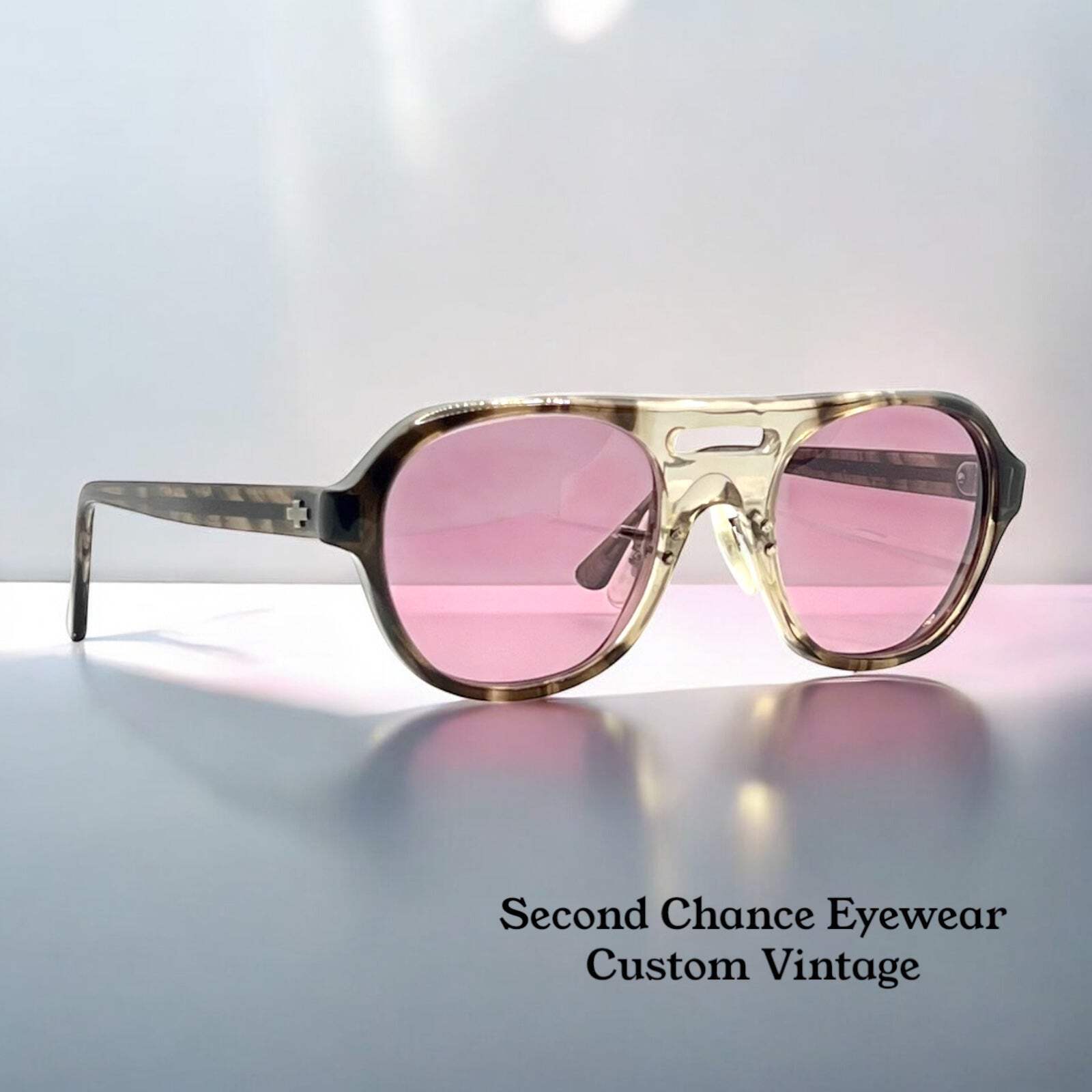 TITMUS Z87 Safety Glasses-Industrial Frame w/New, Custom Solid Violet Lenses
