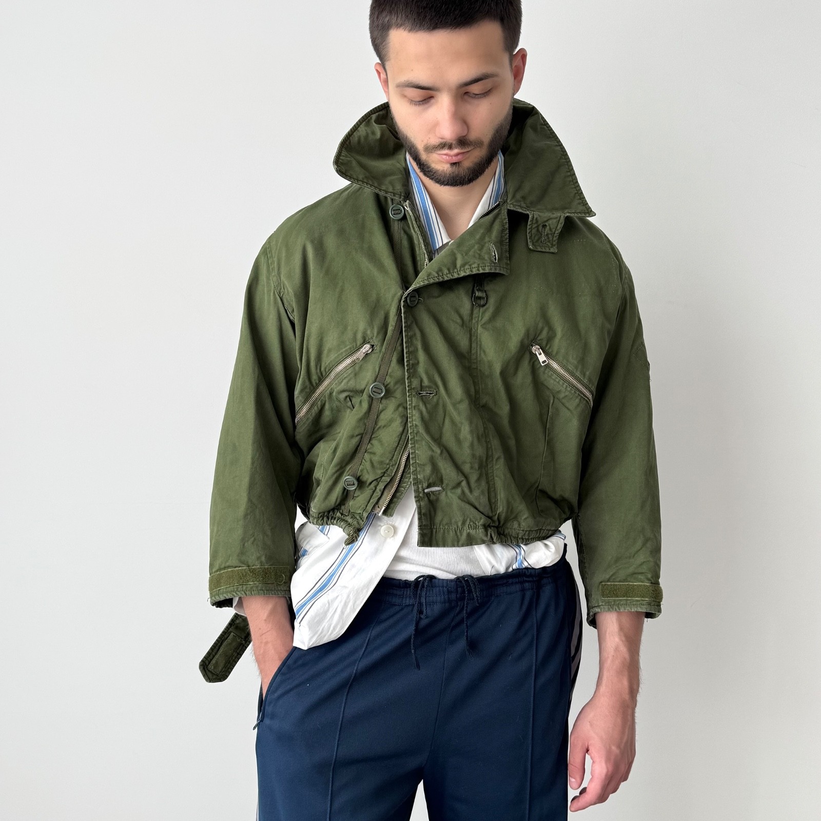 Vintage Military Early 1980s British Army RAF MK3 Cold Weather Flying Jacket