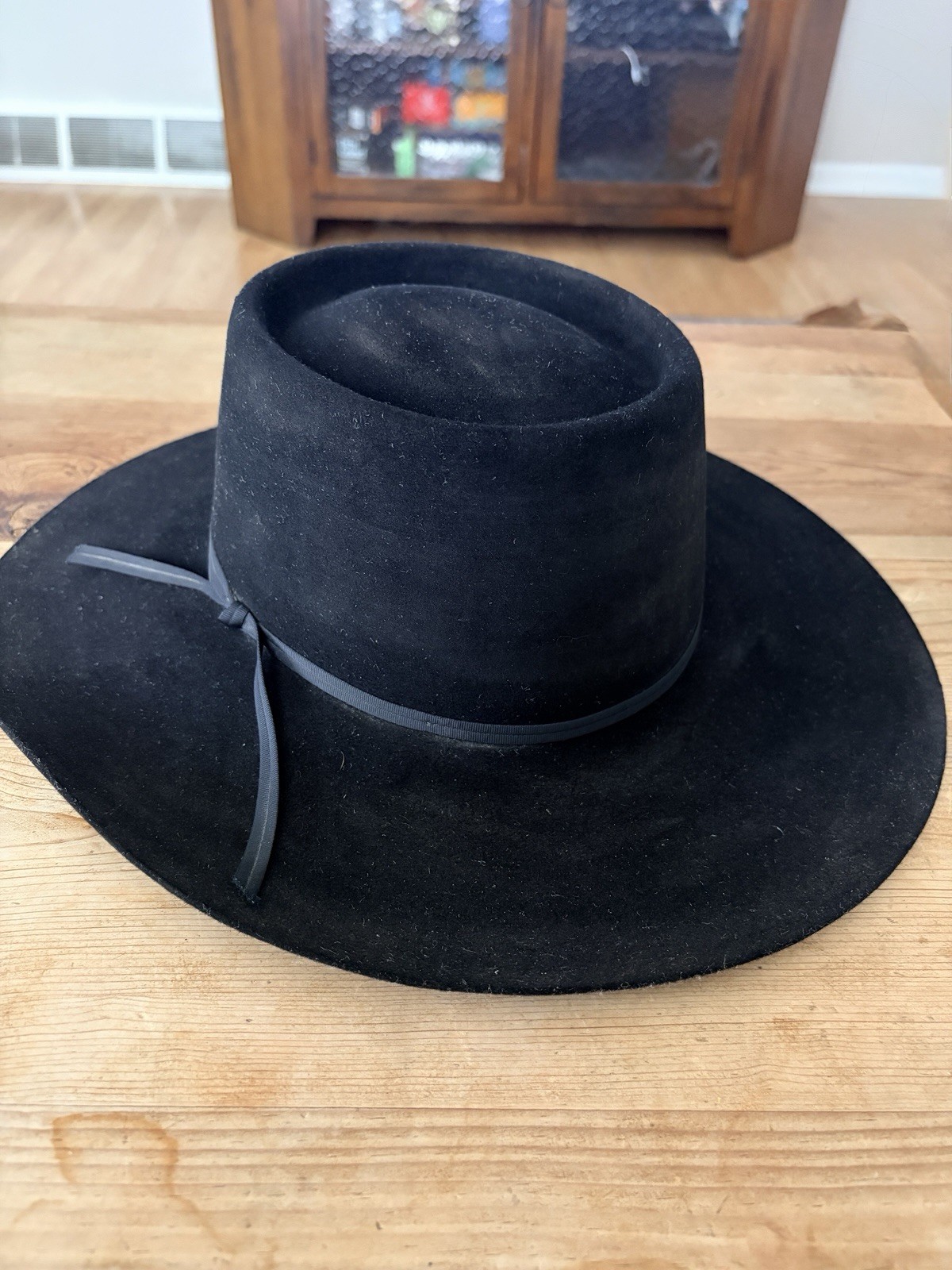 Stetson Vintage Black Suede Hat